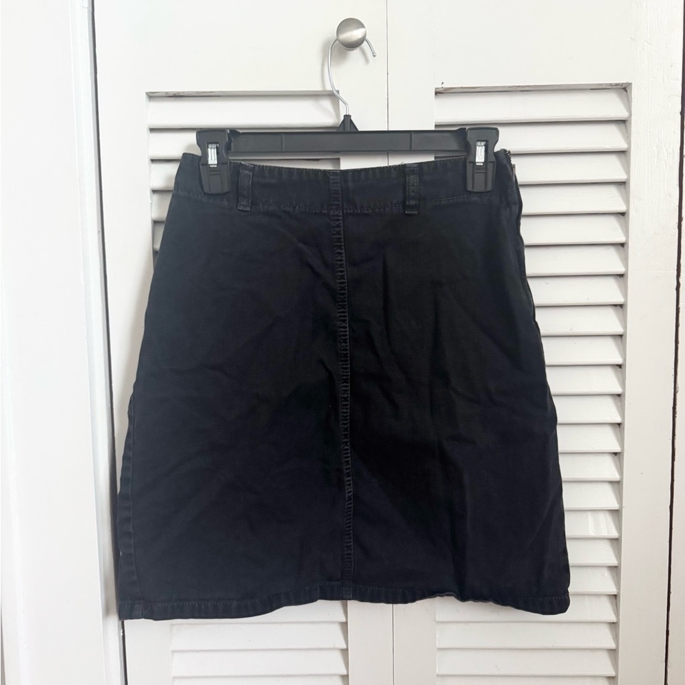 Vintage Black Pencil Mini Skirt for Women